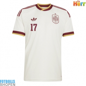 Billiga Spanien Nico Williams #17 Bortatröja VM 2026 Kortärmad